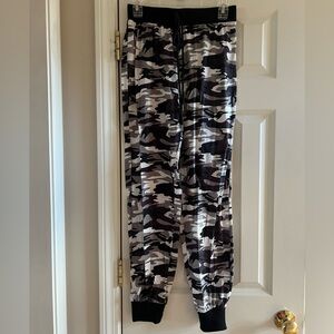 SHEIN Grey Camouflage Lounge Jogger Pants Size Small